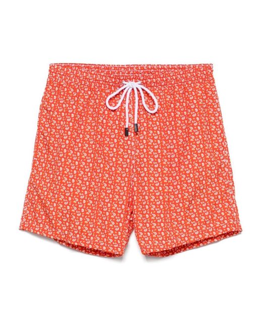 Barba Napoli Red Costume With Drawstring for men
