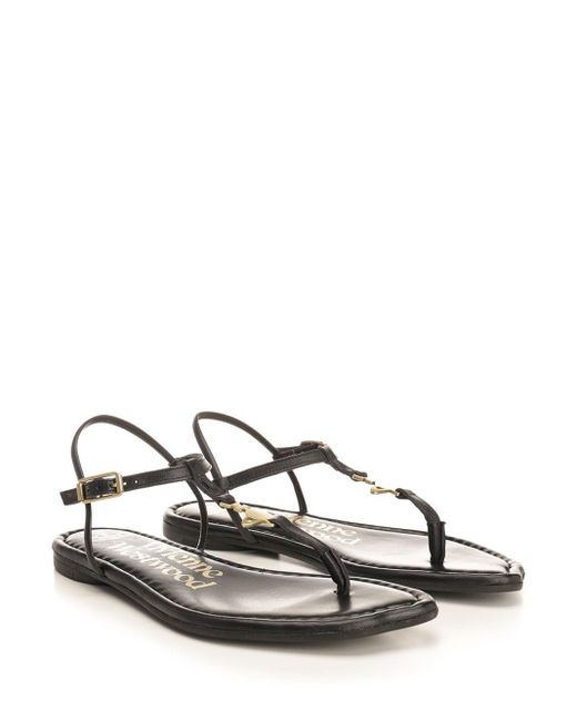 サンダル・ミュール Vivienne Westwood Orb Thong Sandals Vivienne Westwood Orb Thong Sandals in White | Lyst