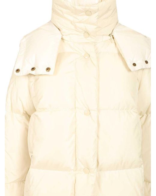 Moncler Natural Long "litte" Down Jacket