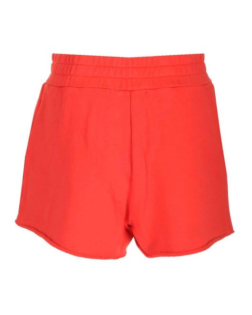 Autry Red Shorts With Drawstring Waist