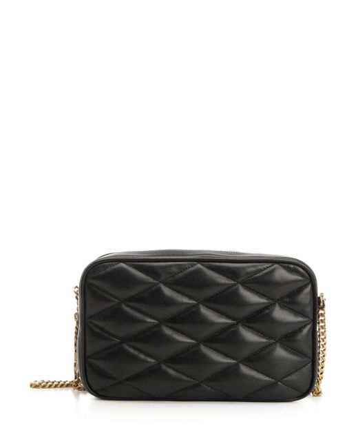 Saint Laurent Black Quilted Leather Camera Bag