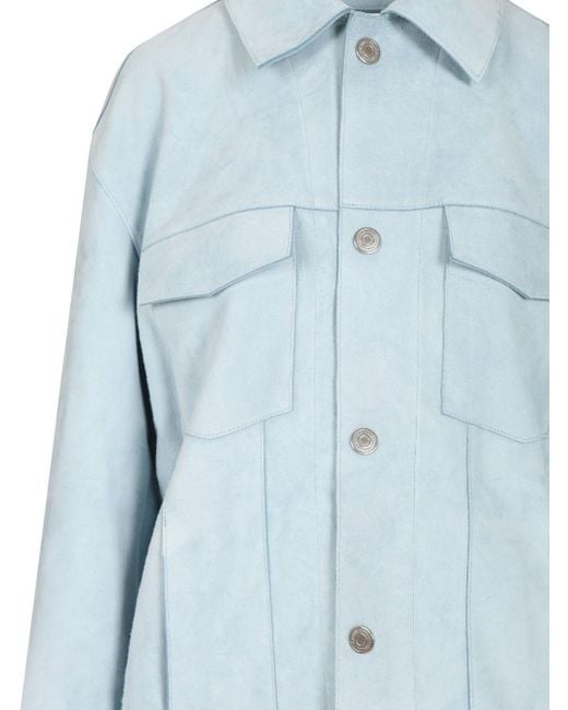 AMI Blue Suede Jacket