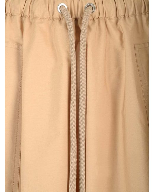 Moncler Natural Midi Skirt
