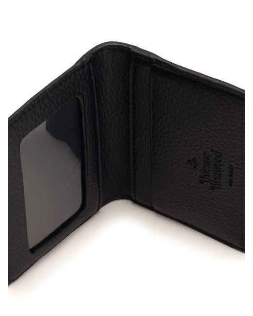 Vivienne Westwood White Black Eco-leather Card Holder