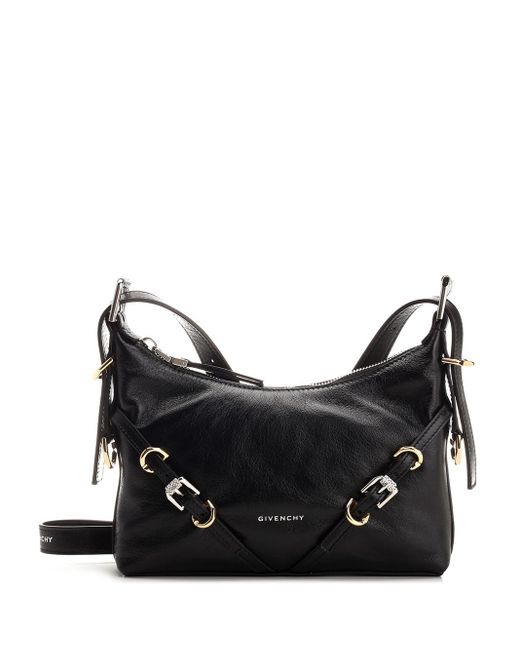 Givenchy Black Voyou Medium Shoulder Bag