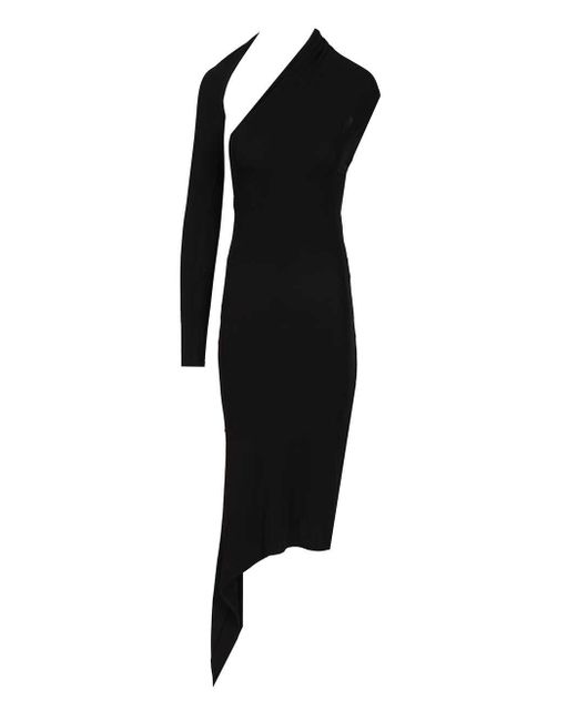 Courreges Black One-shoulder Dress