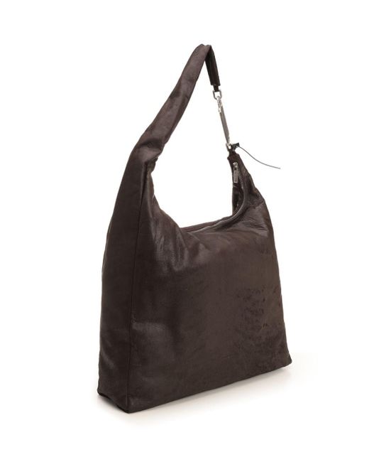 Rick Owens Black "gemini" Large Tote Bag
