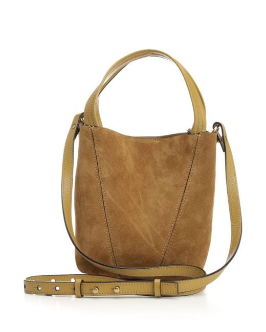 Chloé Brown "chloé Spin" Small Tote Bag