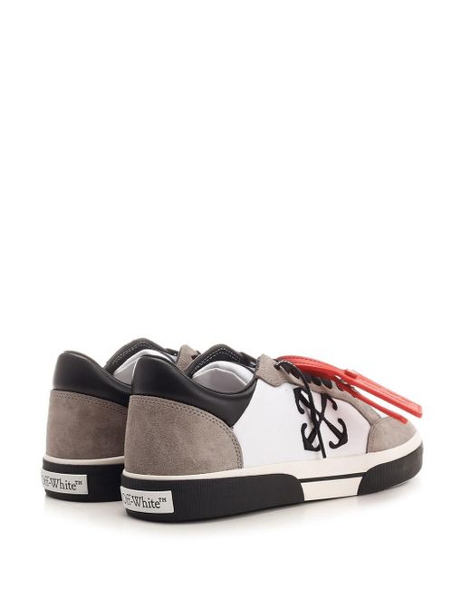 Off-White c/o Virgil Abloh Pink Low Vulcanized Suede Sneakers