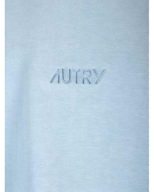 Autry Blue Relaxed Fit T-shirt