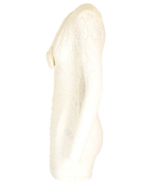 ROTATE BIRGER CHRISTENSEN White Lace Mini Dress