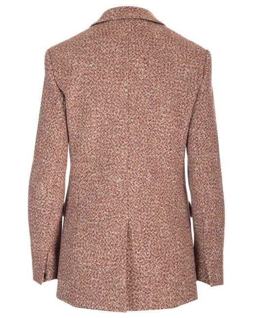Chloé Pink Wool Tweed Blazer