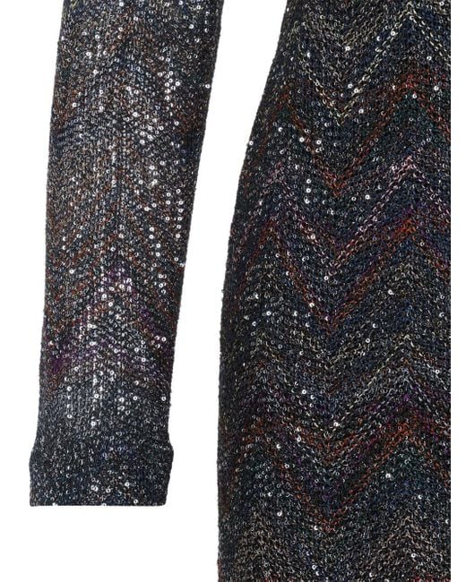 Missoni Black V-neck Mini Dress