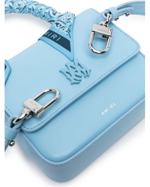 Amiri Blue "bandana" Micro Handbag