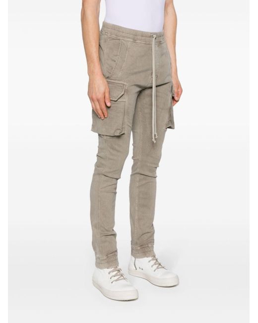 Rick Owens Natural Skinny Cargo Trousers for men