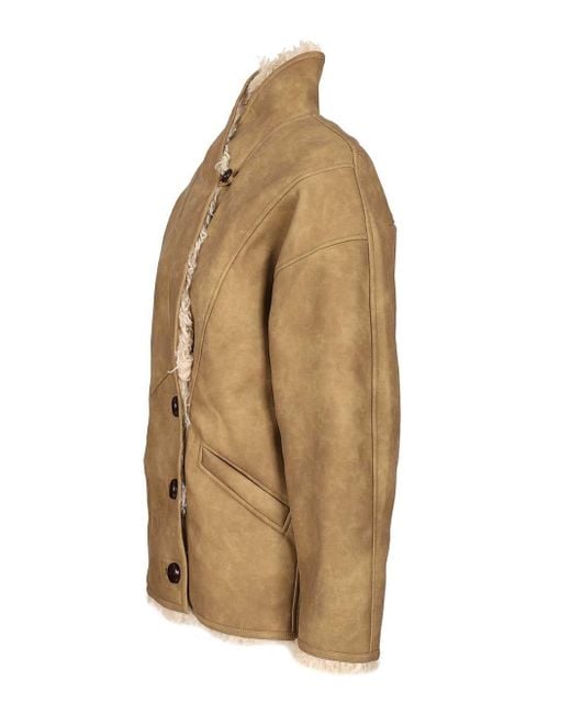 Isabel Marant Brown "clea" Coat
