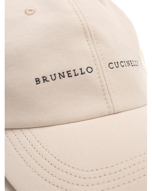 Brunello Cucinelli Natural Baseball Cap