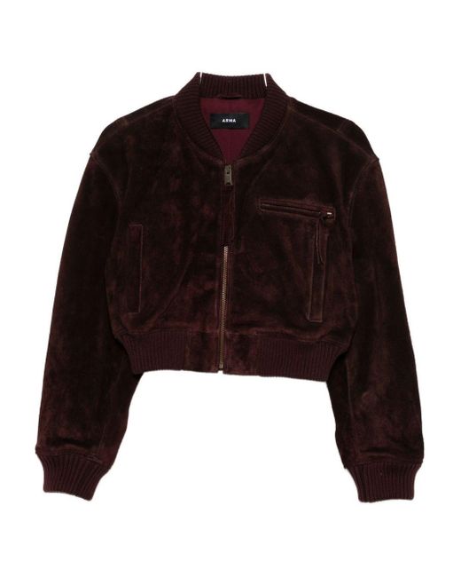 Arma Brown Elettra Suede Jacket