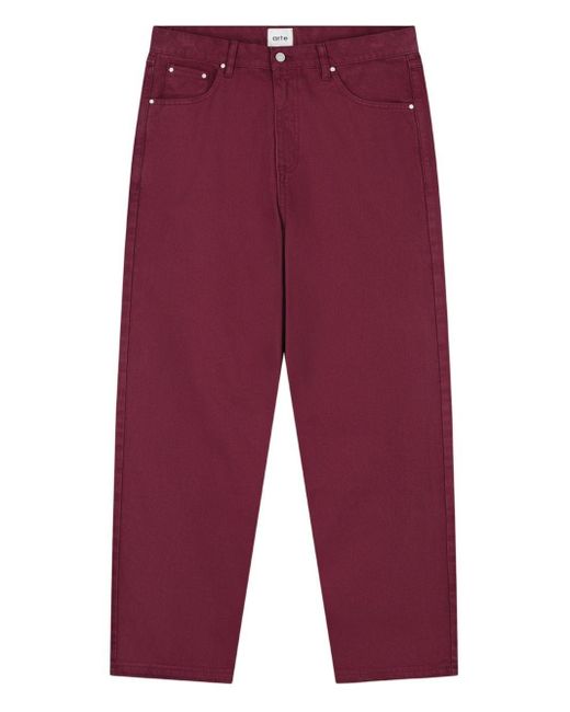Arte' Red Denim Jeans for men