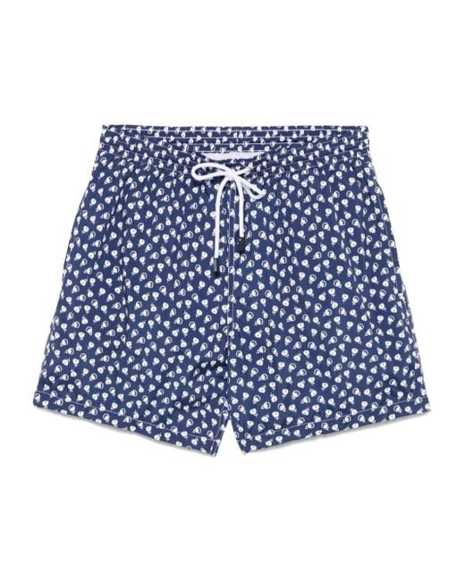 Barba Napoli Blue Costume With Drawstring for men