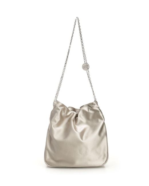 Roger Vivier White Mini "pilgrim" Bag
