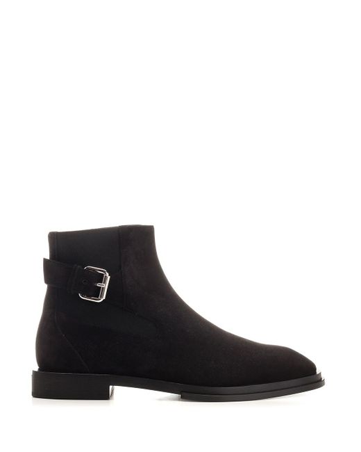 Alexander McQueen Black Leather Boot