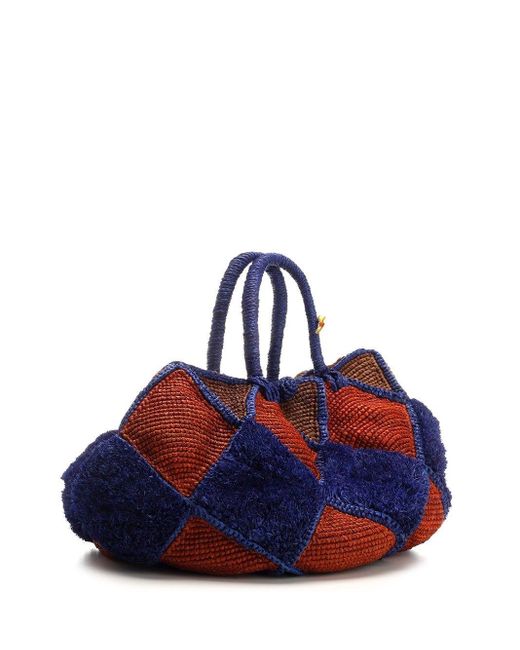 MADE FOR A WOMAN Blue "adala" Tote Bag
