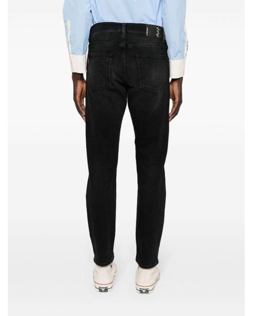 Haikure Blue Black "tokyo" Slim Jeans for men