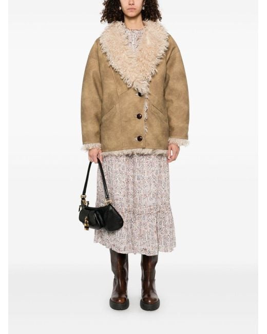 Isabel Marant Brown "clea" Coat