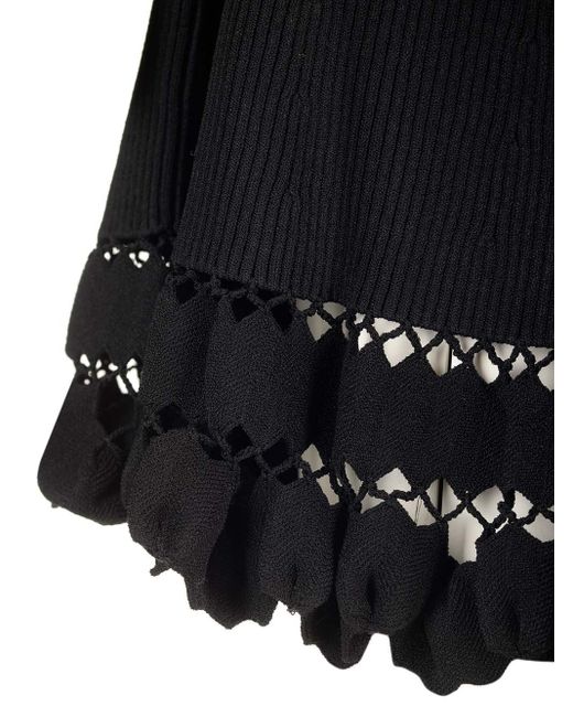 Ulla Johnson Black Cybil Mini Dress