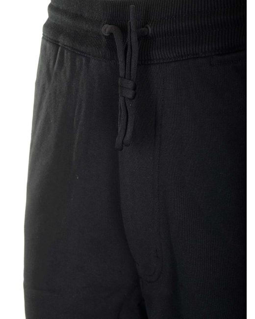 Y-3 Black "french Terry Cuffed" Sweatpants for men