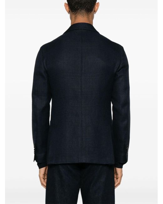 Lardini Blue "iconic" Linen Jacket for men