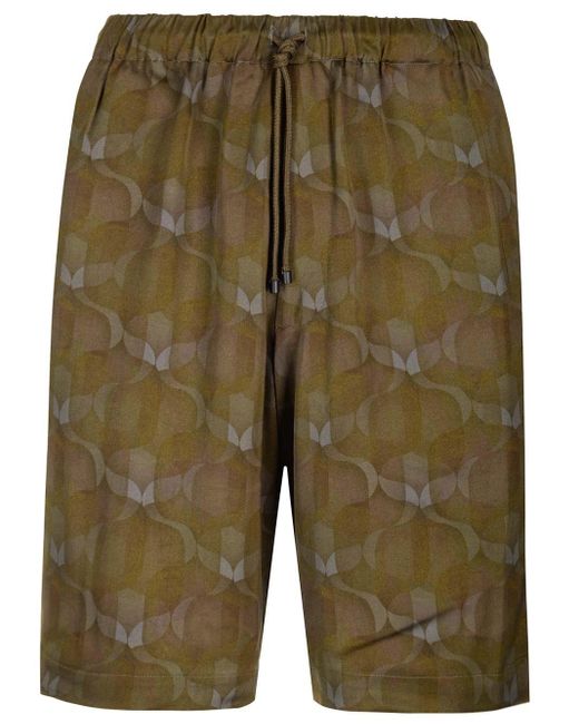 Dries Van Noten Green Shorts for men