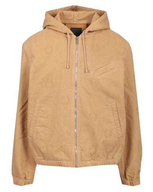 Givenchy Monogram 72 Denim Jacket Jackets in Natural for Men