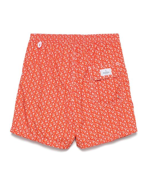 Barba Napoli Red Costume With Drawstring for men