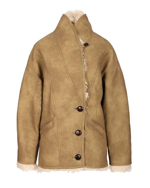 Isabel Marant Brown "clea" Coat