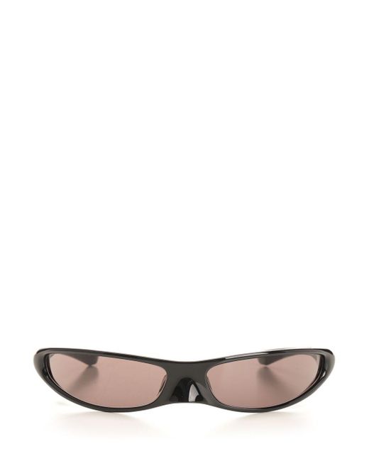 Balenciaga White Blade Glasses