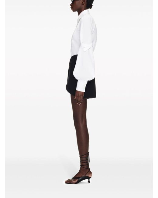 Off-White c/o Virgil Abloh Black "twist" Mini Skirt