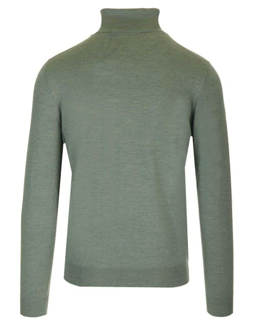 Mauro Ottaviani Green Wool Turtleneck Wish for men