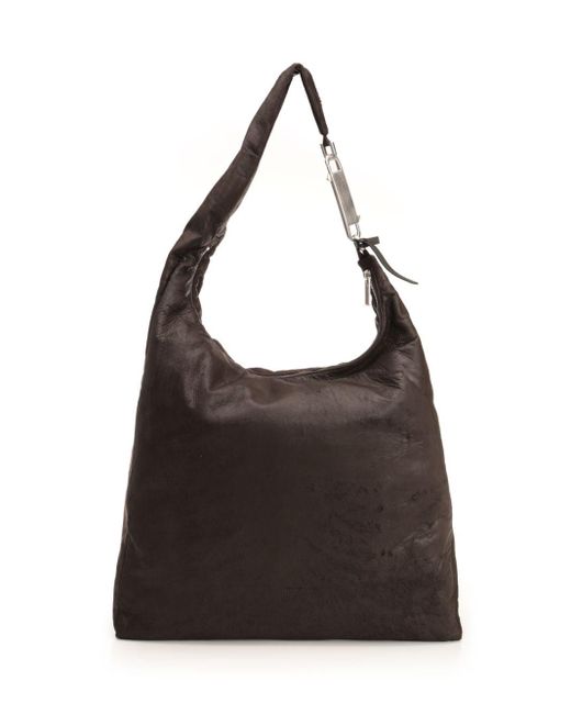 Rick Owens Black "gemini" Large Tote Bag