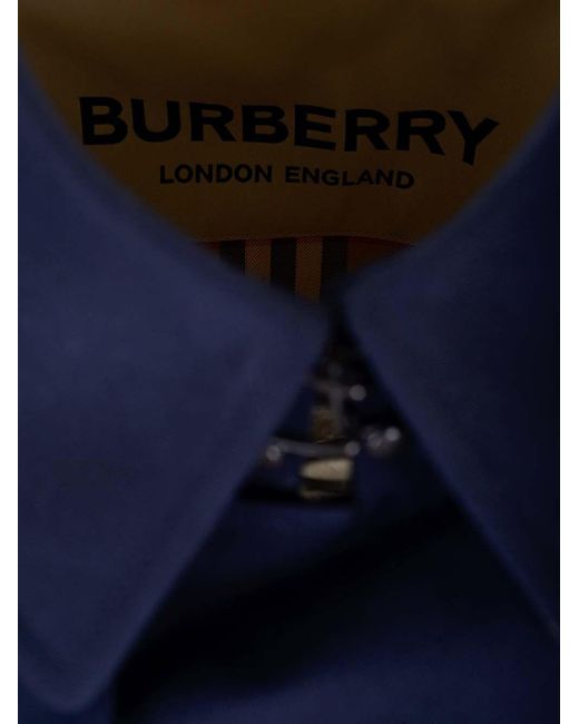 Burberry Black Medium "the Kensington" Trench Coat for men