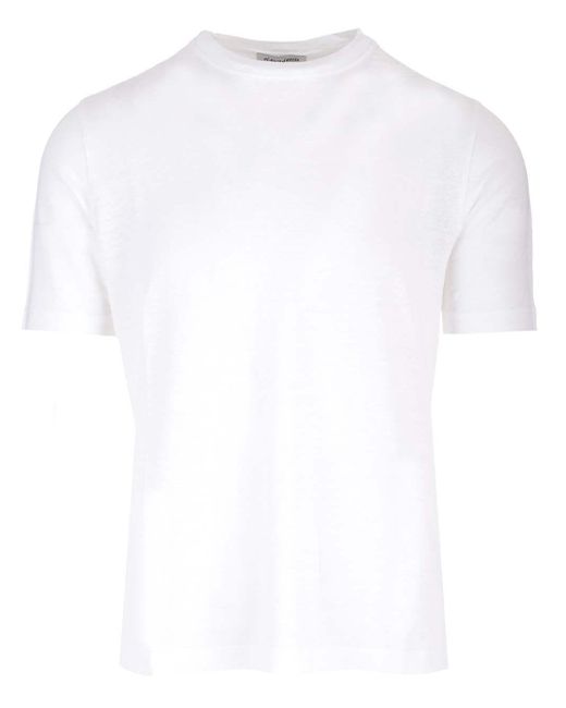 Al Duca D'aosta White Linen T-shirt