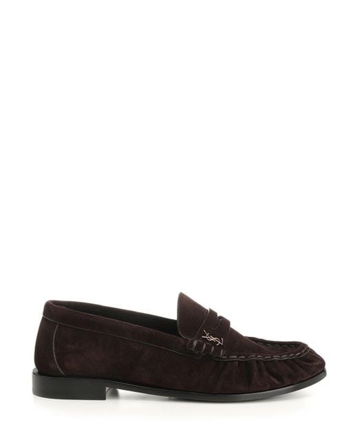 Saint Laurent Black "le Loafer" Moccasins