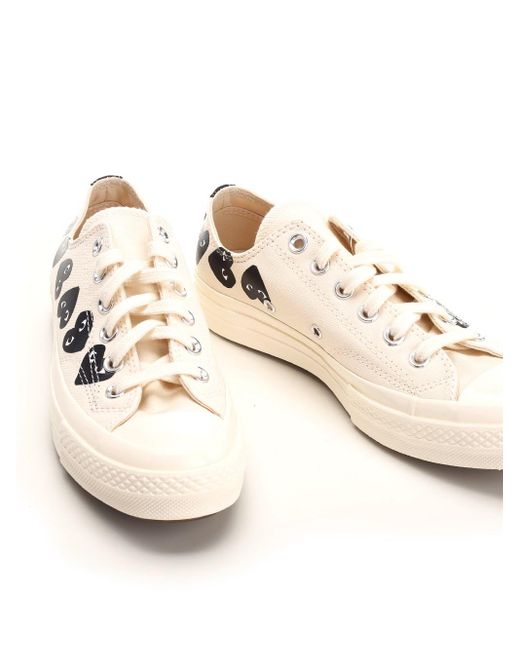 COMME DES GARÇONS PLAY White Comme Des Garcons Play X Converse Sneakers