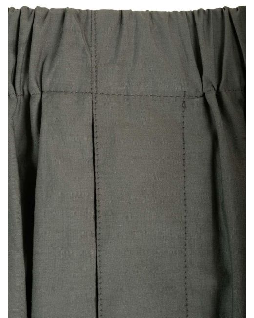 Lemaire Gray Relaxed Fit Trousers for men