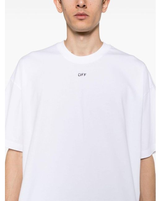 Off-White c/o Virgil Abloh Oversized White "off" T-shirt