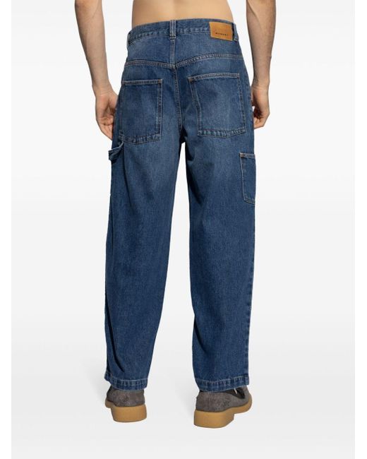 Isabel Marant Blue Jorama Baggy Fit Jeans for men