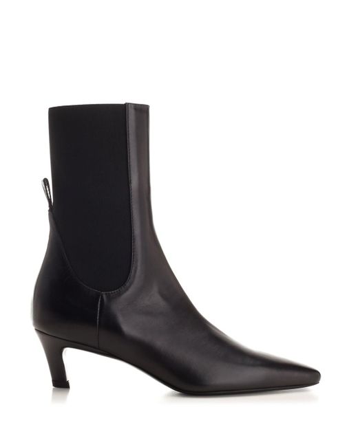 toteme mid heel ankle boots