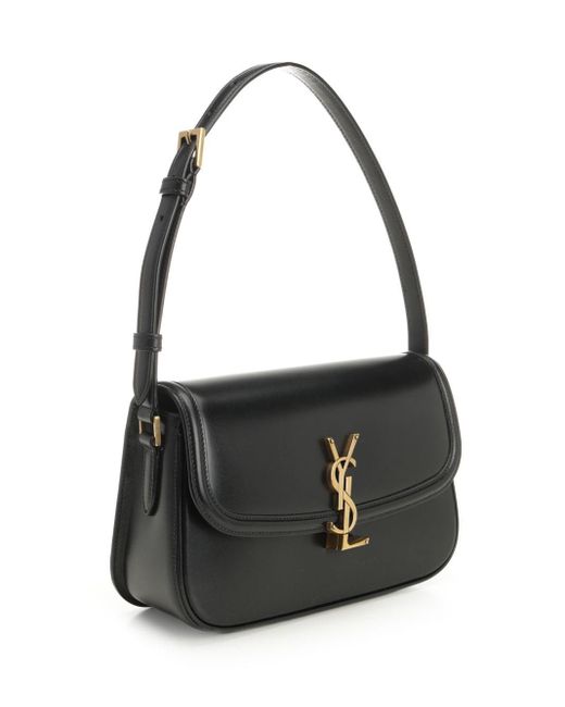 Saint Laurent Black Medium "solferino" Bag
