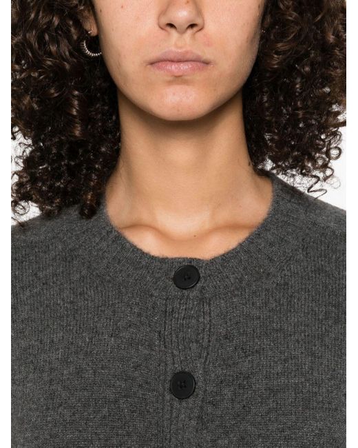 Loulou de Saison Gray "zephir Lds" Short Cardigan